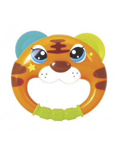 Sonajero animalitos 4 surt. 10 cm