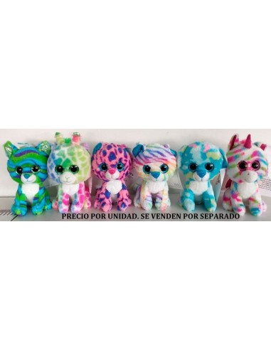 PELUCHE ANIMALES COLORES 20 CM