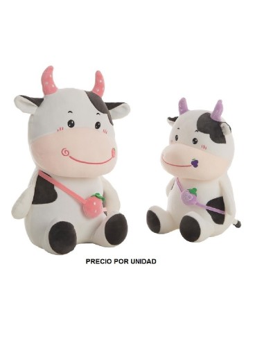 Peluche Vaquita fresita surtidas 40 cm 