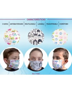 MASCARILLA HIGIENICA PROTECTORA INFANTIL