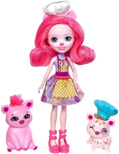 ENCHANTIMALS MUÑECA Y DIVERSION FIESTA P