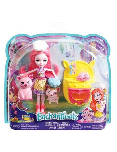 ENCHANTIMALS MUÑECA Y DIVERSION FIESTA P