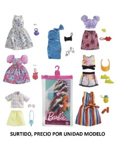 VESTIDOS BARBIE LOOK COMPLETO (SURTIDO)