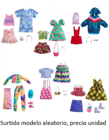 BARBIE PACK 2 LOOKS DE MODA PRIMAVERA (S
