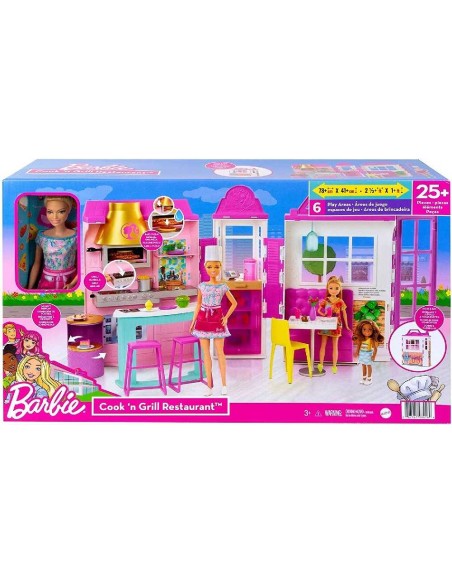BARBIE RESTAURANT CON MUÑECA (CPA)
