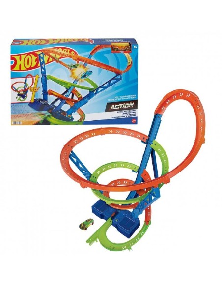 HOT WHEELS ACTION SPIRAL SPEED CRASH