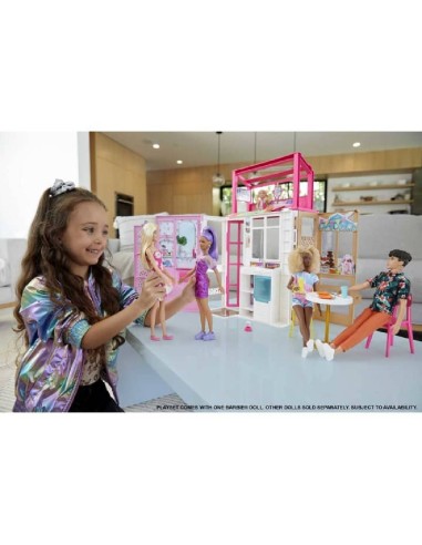 BARBIE CASA DE MUÑECAS DOS PISOS