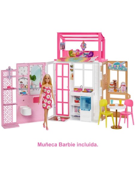 BARBIE CASA DE MUÑECAS DOS PISOS