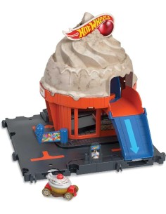 HOT WHEELS CITY TIENDA DE HELADOS PISTA 