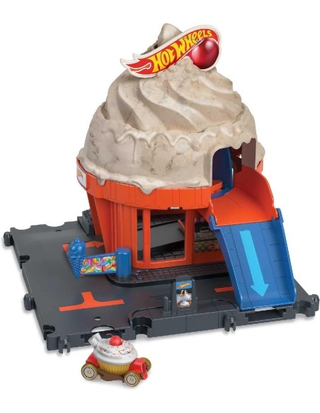 HOT WHEELS CITY TIENDA DE HELADOS PISTA 