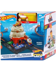 HOT WHEELS CITY TIENDA DE HELADOS PISTA  2