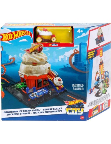 HOT WHEELS CITY TIENDA DE HELADOS PISTA 