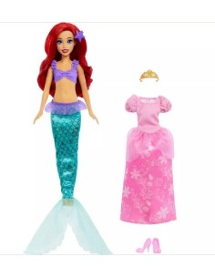 DISNEY PRINCESS ARIEL SIRENA Y PRINCESA 2