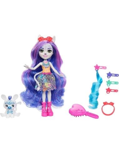 ENCHANTIMALS GLAM PARTY ZEMIRAH ZEBRA Y 