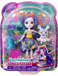 ENCHANTIMALS GLAM PARTY ZEMIRAH ZEBRA Y  2
