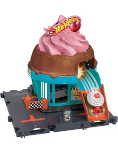 HOT WHEELS CITY PISTA LET`S RACE HELADER