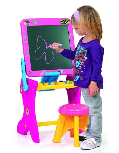 PUPITRE INFANTIL CON PIZARRA 2 EN 1 C/TI