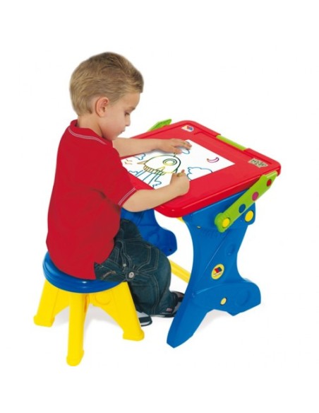PUPITRE INFANTIL CON PIZARRA 2 EN 1  CON