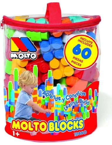 Bolsa Bloques 60 Piezas construccion
