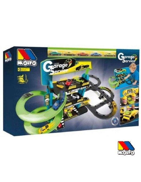 PARKING 3 PLANTAS + PISTAS + 5 COCHES
