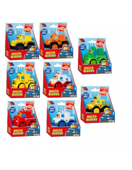 Coche Con Luz Y Sonido Molto Bloks Surti