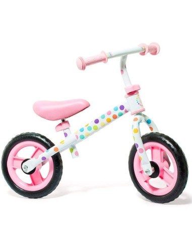 BICICLETA SIN PEDALES ROSA MOLTO