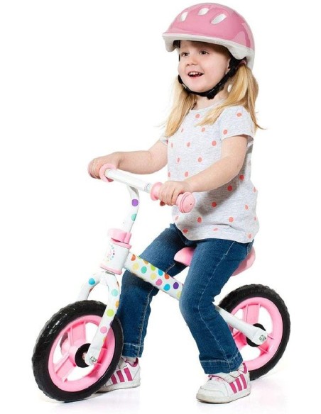BICICLETA SIN PEDALES ROSA MOLTO