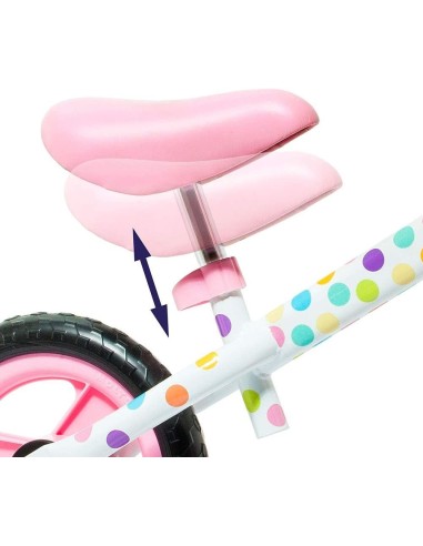 BICICLETA SIN PEDALES ROSA MOLTO