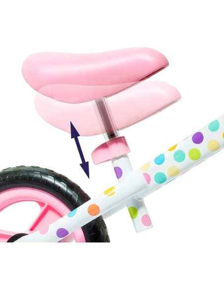 BICICLETA SIN PEDALES ROSA MOLTO