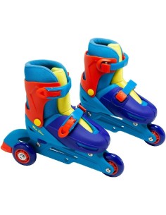 PATINES EN LINEA EXTENSIBLE AZUL T-31-34