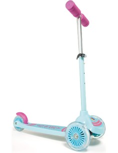 Maxi Patinete 3 ruedas rosa con luces
