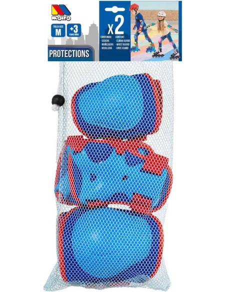 Set de Protecciones Azul - Rodilleras