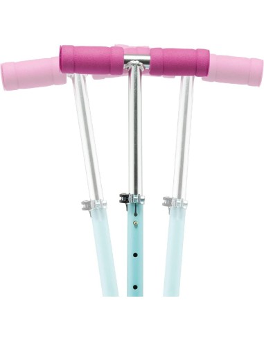 Maxi Patinete 3 ruedas rosa con luces
