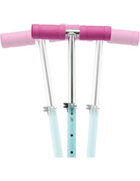 Maxi Patinete 3 ruedas rosa con luces