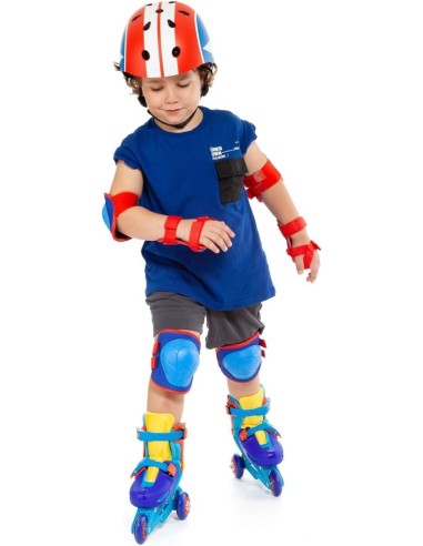 Set de Protecciones Azul - Rodilleras