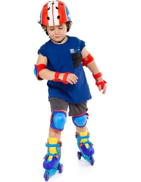 Set de Protecciones Azul - Rodilleras