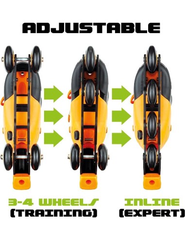 Patines en línea 35-38 Evolutivos Molto