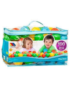 BOLSA CON 100 BOLAS DE COLORES