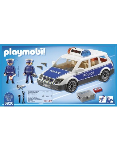 COCHE POLICIA CON LUCES Y SONIDO PLAYMOB