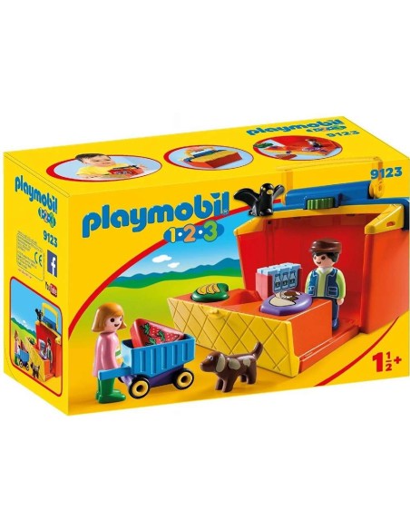 1.2.3 MERCADO MALETÍN  PLAYMOBIL 9123