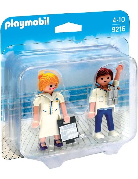 DUO PACK AZAFATA Y PILOTO  PLAYMOBIL 921