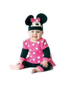 DISFRAZ PIJAMA MINNIE 6-12 MESES 2