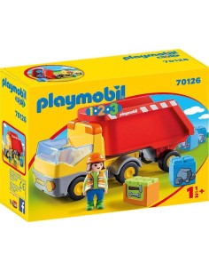 PLAYMOBIL 1.2.3 CAMI0N DE CONSTRUCCION 7