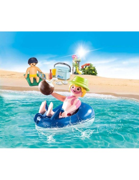PLAYMOBIL NADADOR CON FLOTADOR 70112