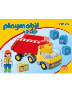PLAYMOBIL 1.2.3 CAMI0N DE CONSTRUCCION 7 2