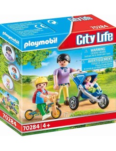 MAMA CON NIÑOS - PLAYMOBIL 70284