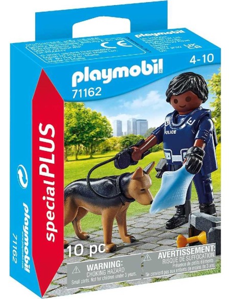 POLICIA CON PERRO - PLAYMOBIL 71162