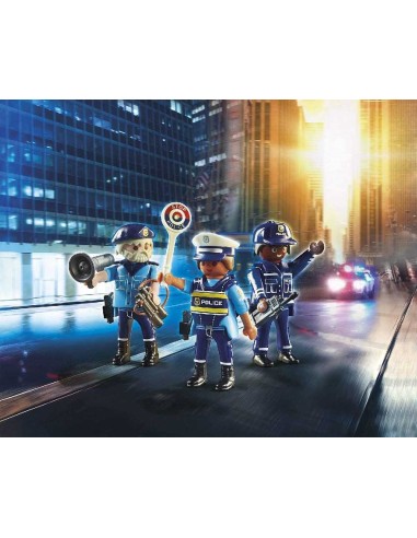 SET 3 FIGURAS POLICIA - PLAYMOBIL 70669