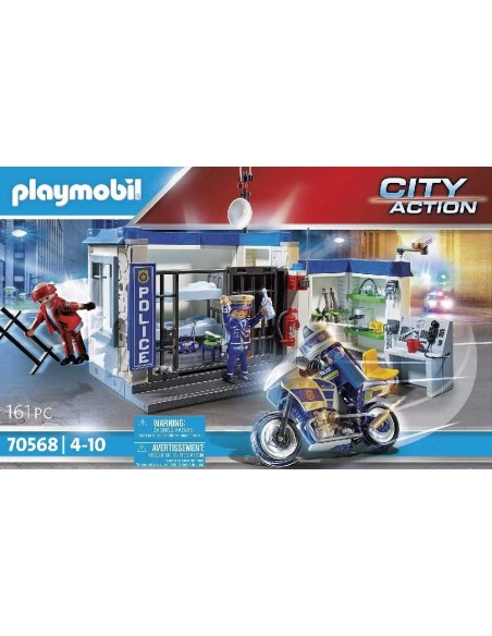 POLICIA: ESCAPE DE LA PRISION PLAYMOBIL 