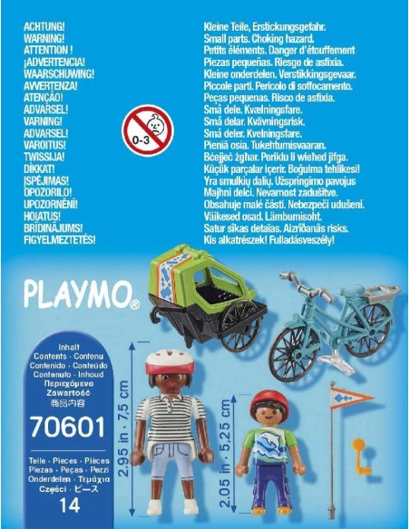 PLAYMOBIL EXCURSION EN BICICLETA 70601